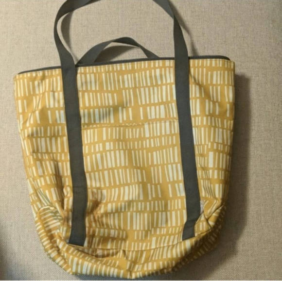 Yellow/gray tote bag - Picture 4 of 4